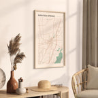 saratoga springs, new york map poster - image 2