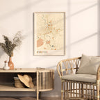 asheville, north carolina map poster - image 3