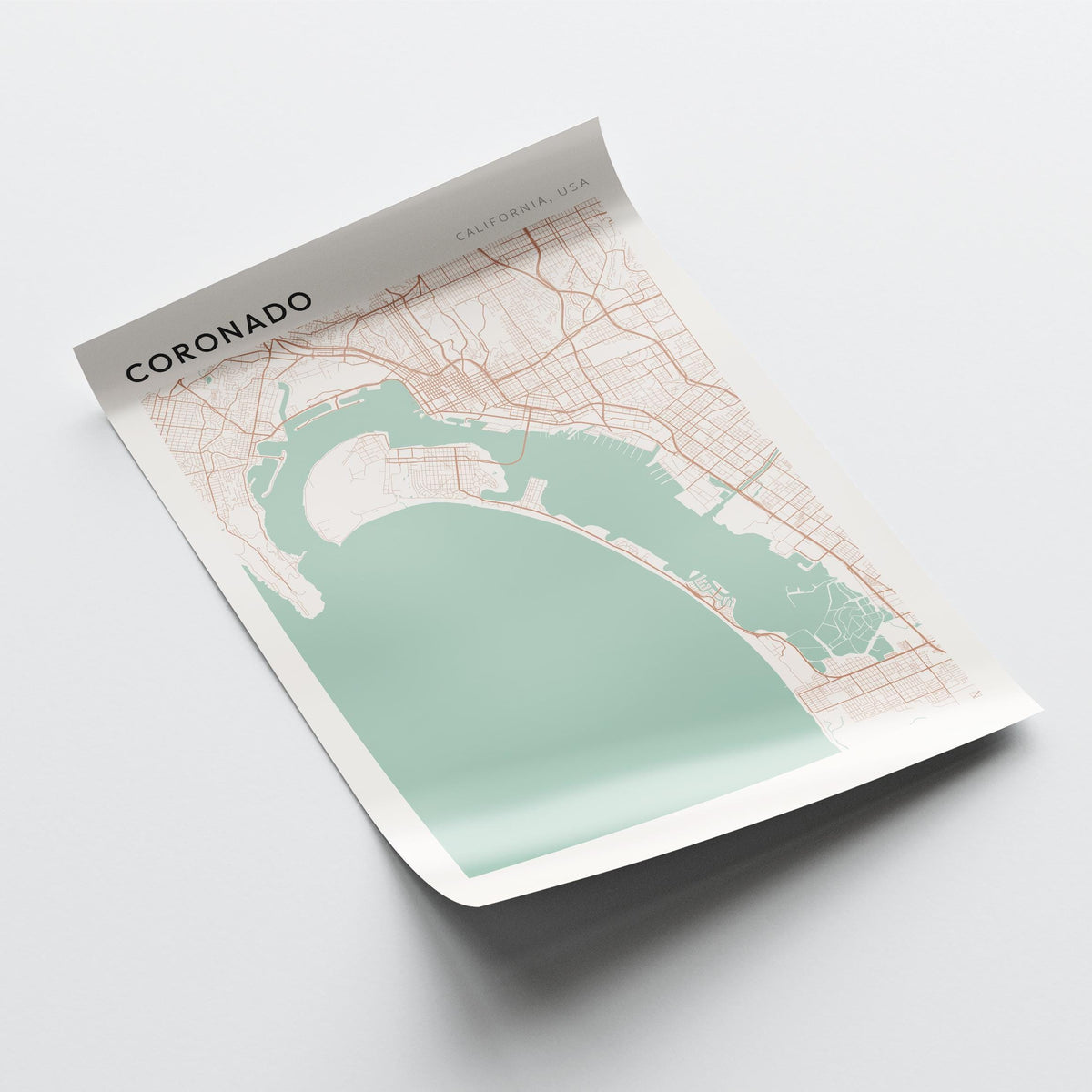 coronado, california map poster - image 4