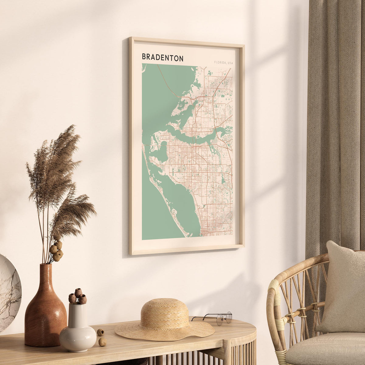 bradenton, florida map poster - image 2