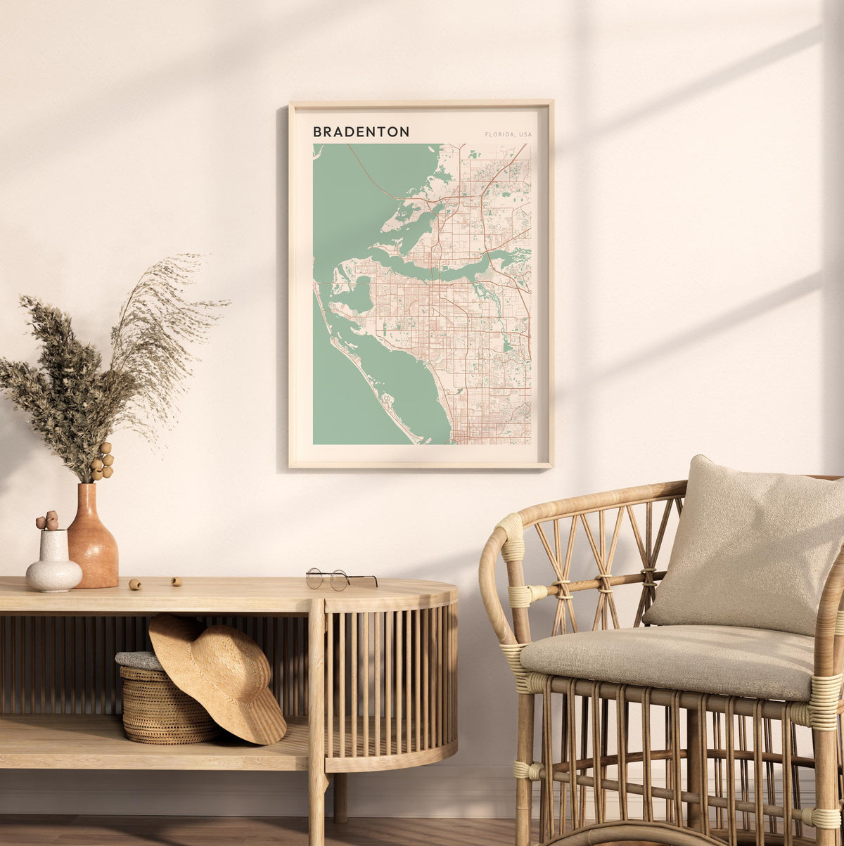 bradenton, florida map poster - image 3