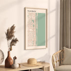 palm beach, florida map poster - image 2