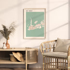 key west, florida map poster - image 3