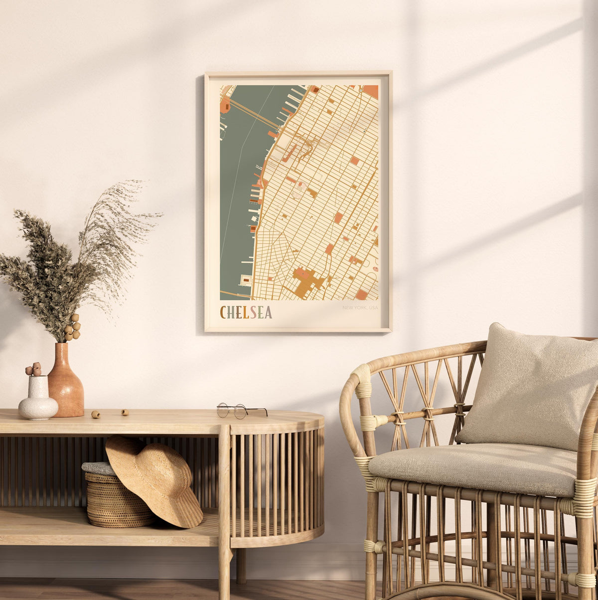 chelsea, new york map poster - image 3