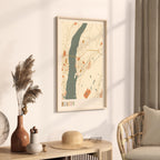 beacon, new york map poster - image 2