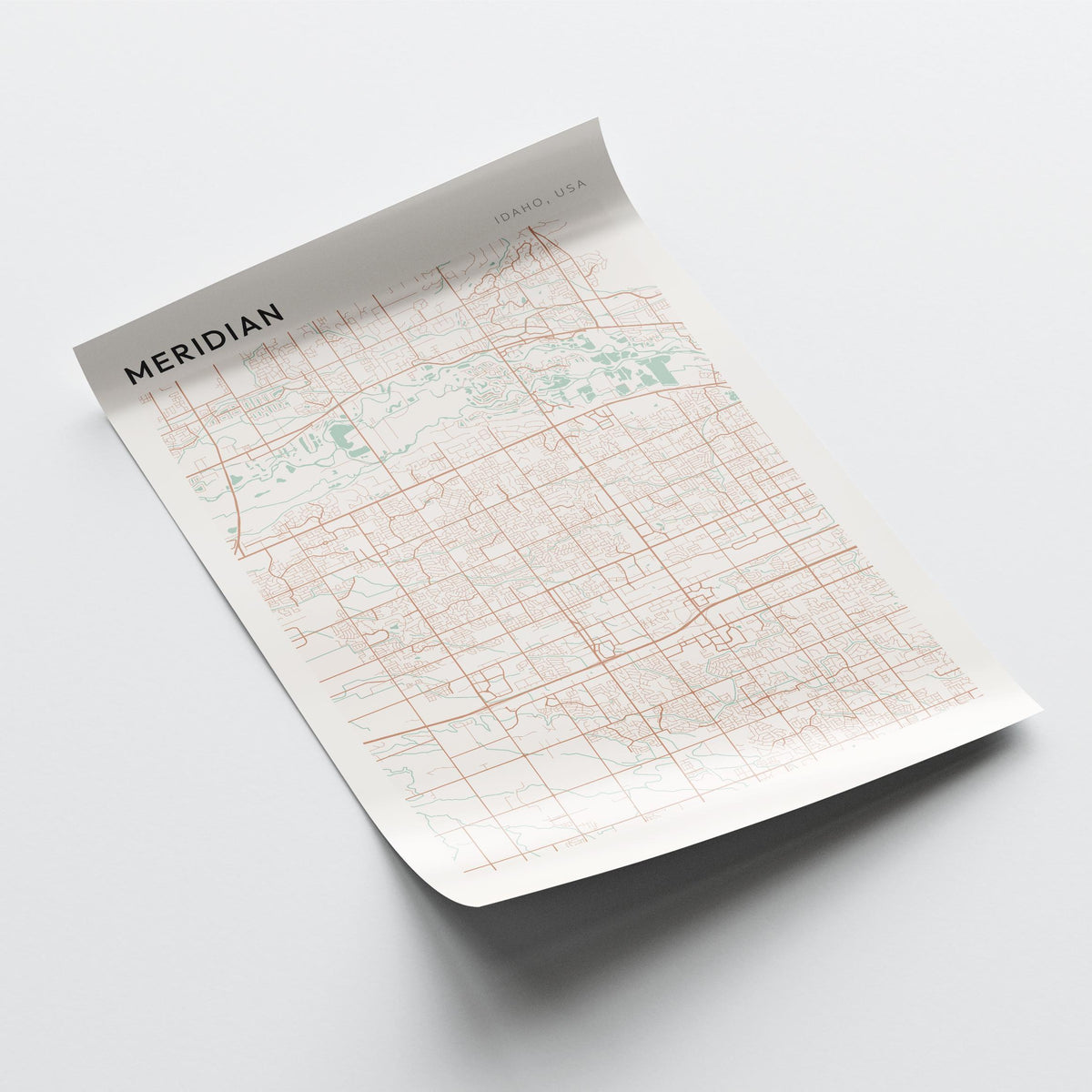meridian, idaho map poster - image 4