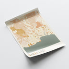 santa cruz, california map poster - image 4