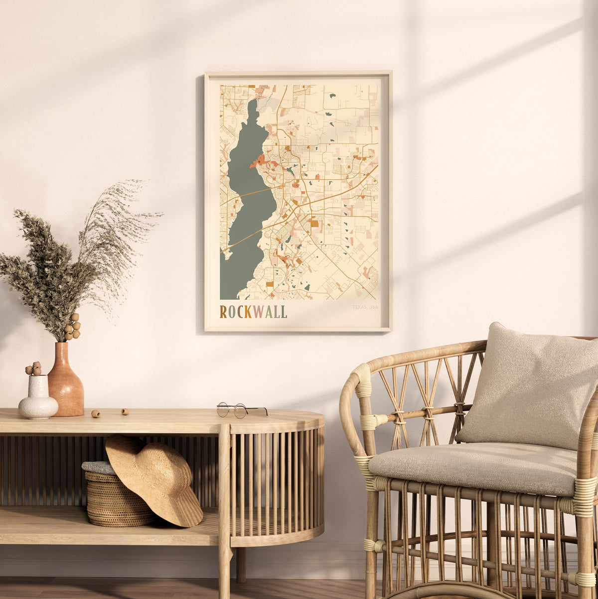 rockwall, texas map poster - image 3