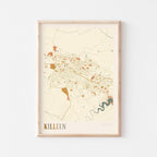 killeen, texas map poster - image 1