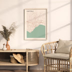 capitola, california map poster - image 3
