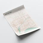 appleton, wisconsin map poster - image 4