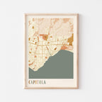 capitola, california map poster - image 1