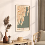 narragansett, rhode island map poster - image 2
