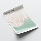 santa barbara, california map poster - image 4