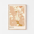 felton, california map poster - image 1
