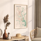 charleston, south carolina map poster - image 2