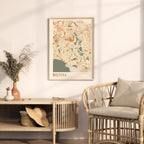 deltona, florida map poster - image 3
