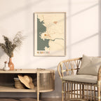mendocino, california map poster - image 3