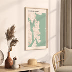 bainbridge island, washington map poster - image 2