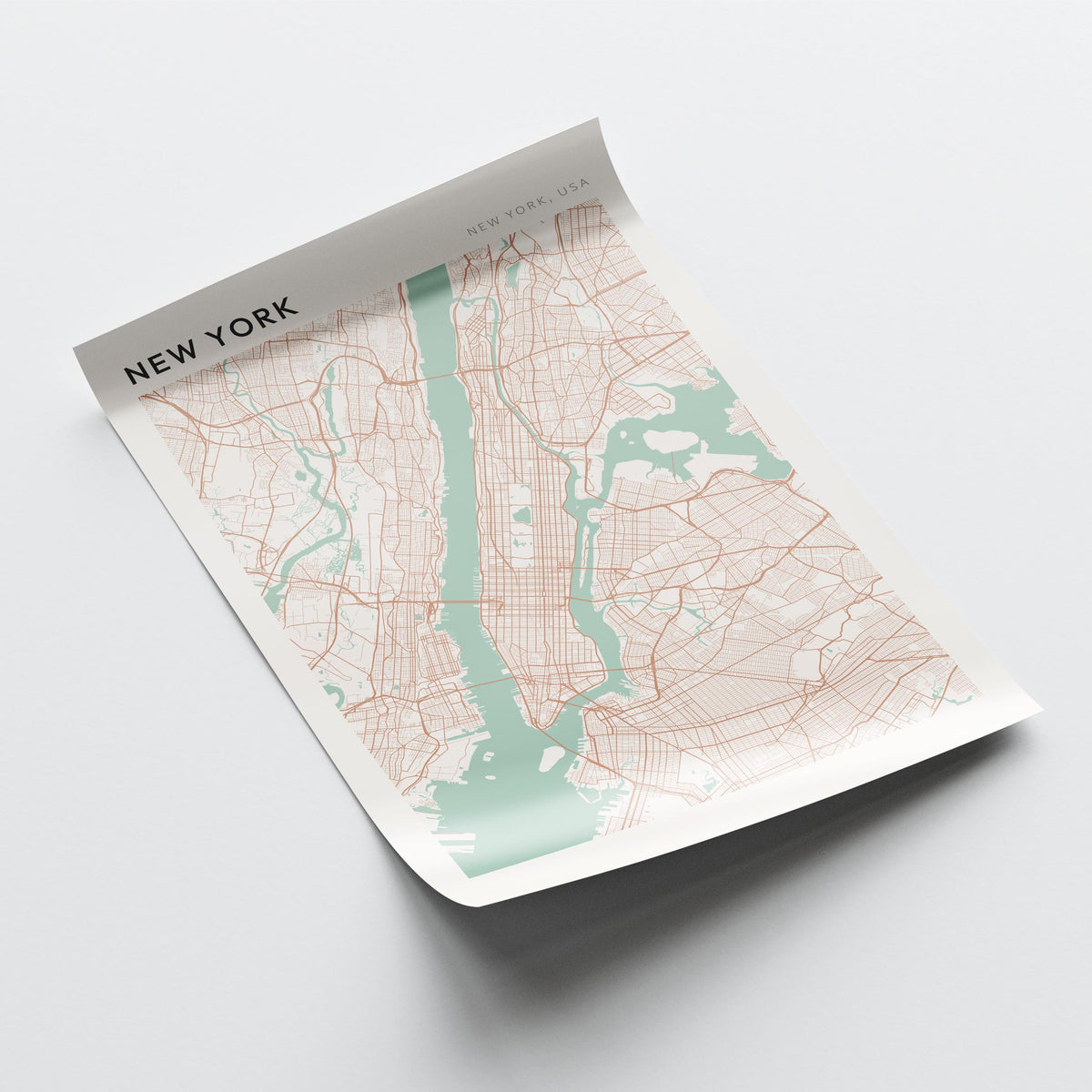 new york, new york map poster - image 4