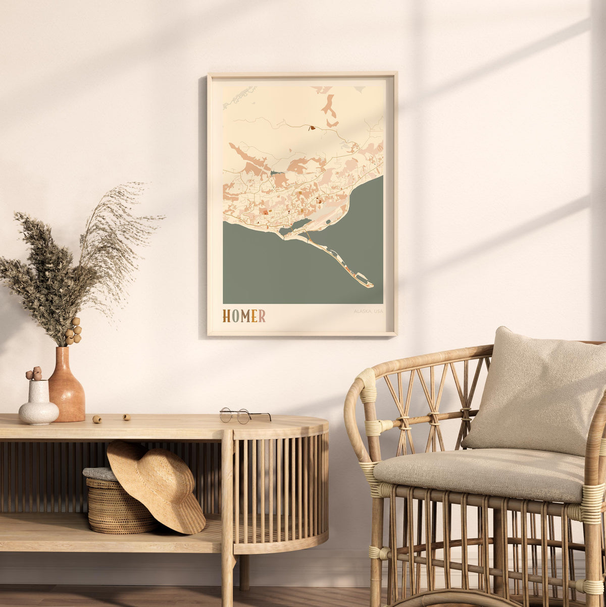 homer, alabama map poster - image 3