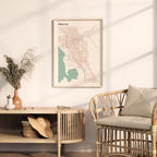 provo, utah map poster - image 3