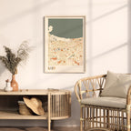 gary, indiana map poster - image 3