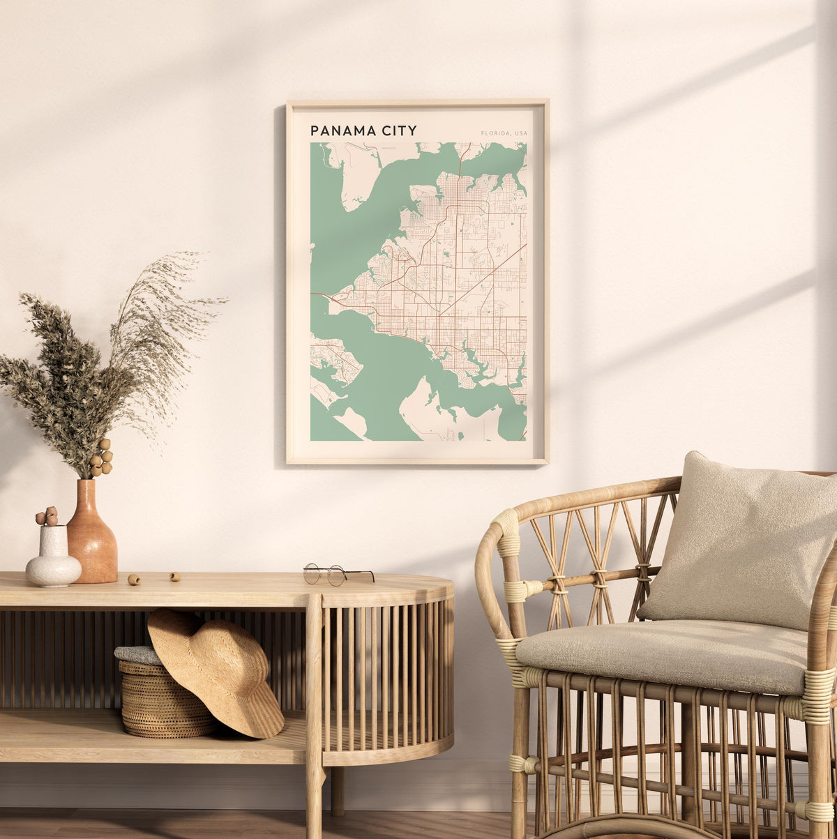 panama city, florida map poster - image 3