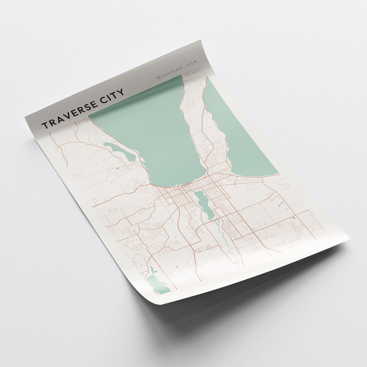 traverse city, michigan map poster - image 4
