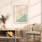 norwalk, connecticut map poster - image 3