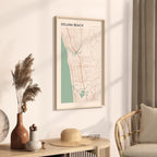 solana beach, california map poster - image 2