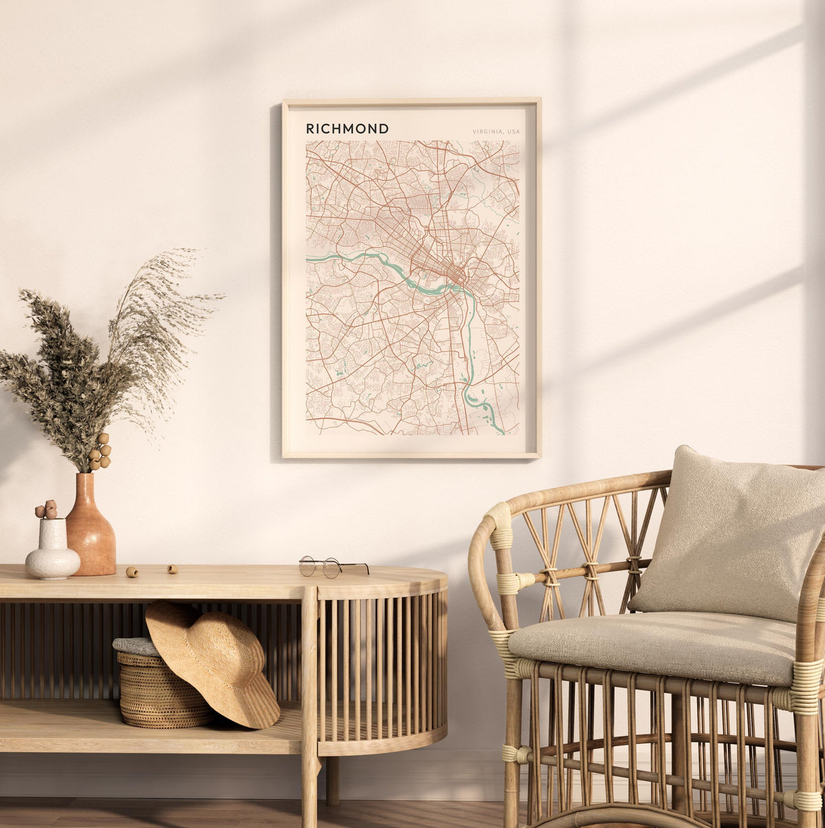 richmond, virginia map poster - image 3