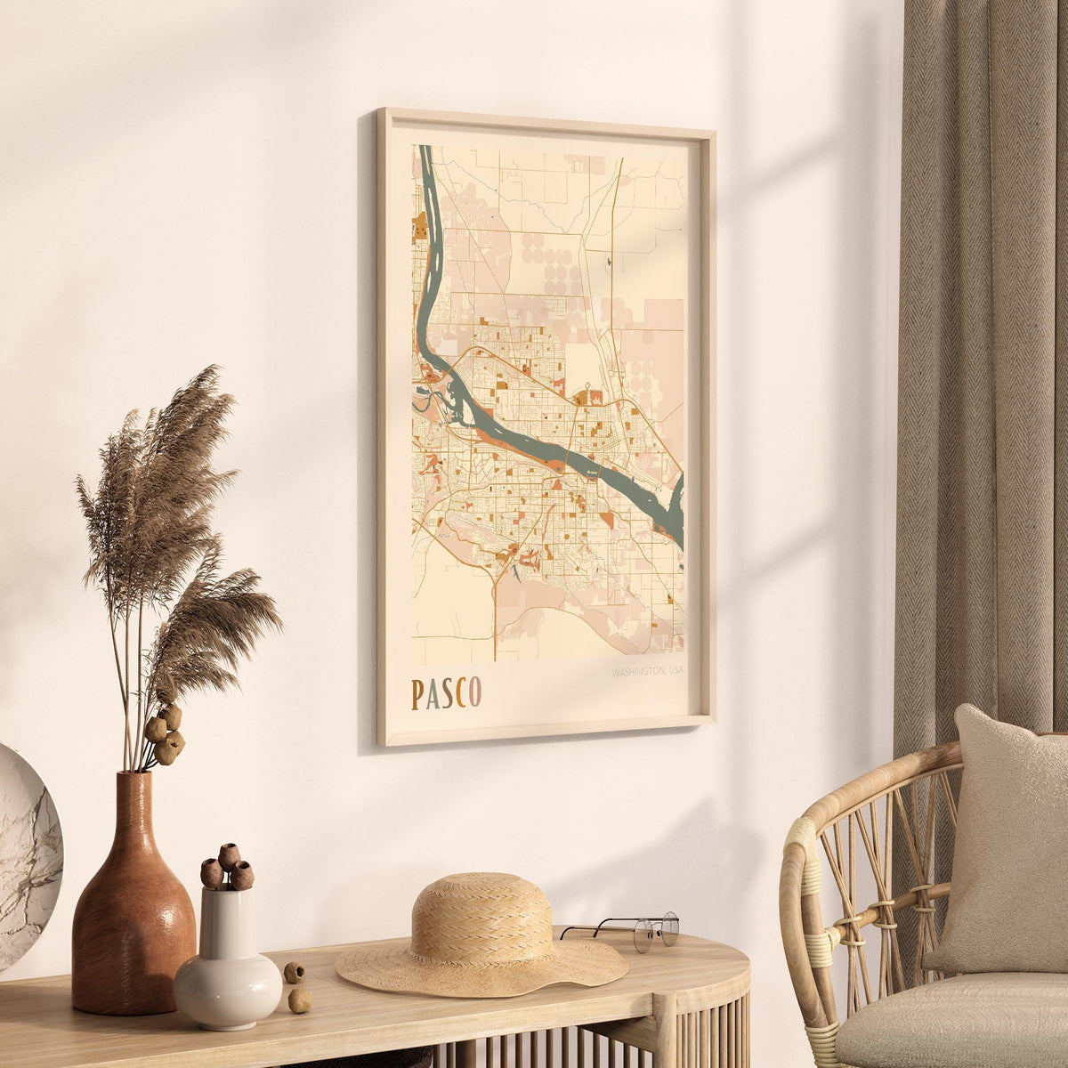 pasco, washington map poster - image 2