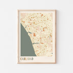 carlsbad, california map poster - image 1