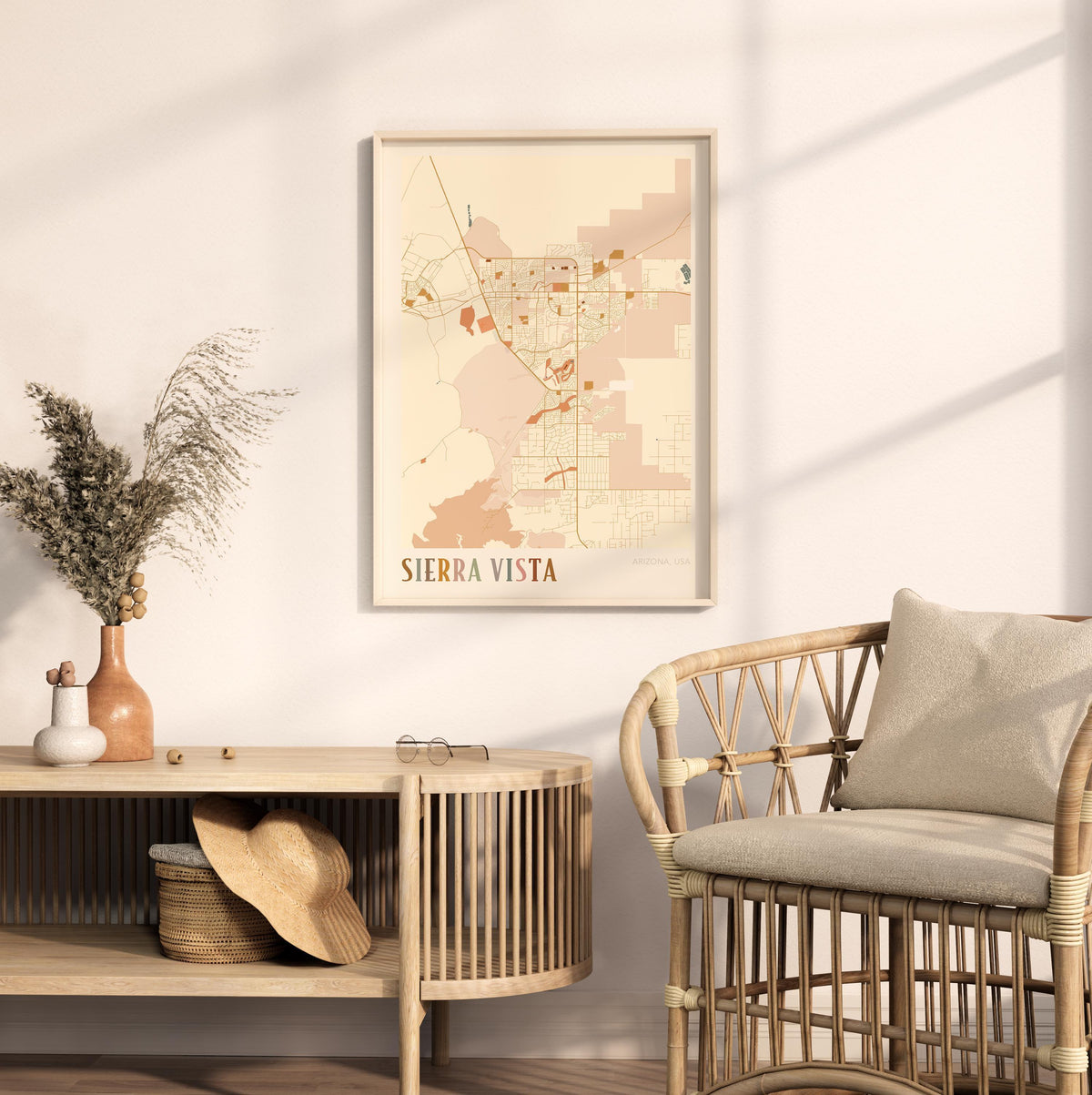 sierra vista, arizona map poster - image 3