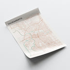 sacramento, california map poster - image 4