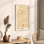 garden grove, california map poster - image 2