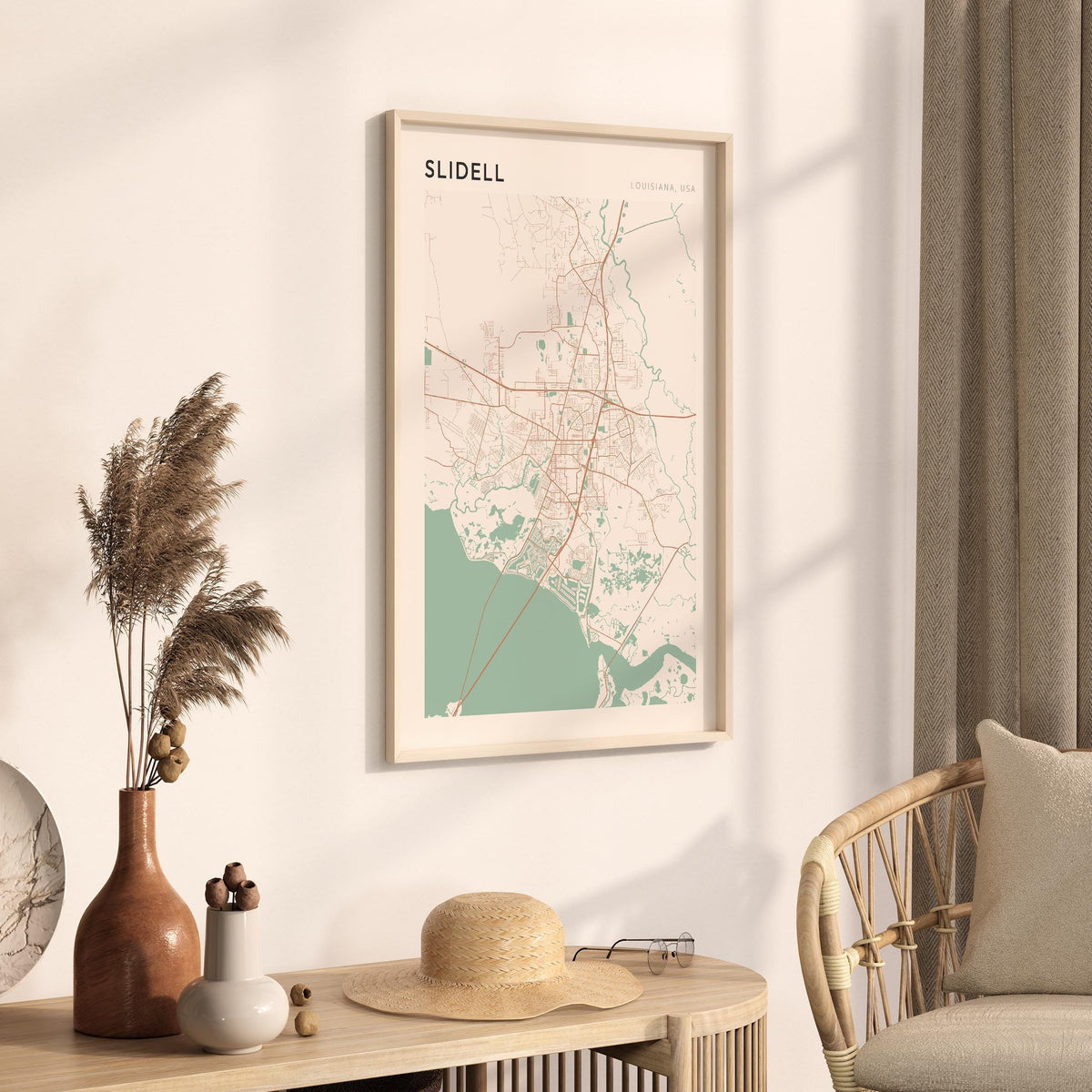 slidell, louisiana map poster - image 2