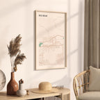 big bear, california map poster - image 2