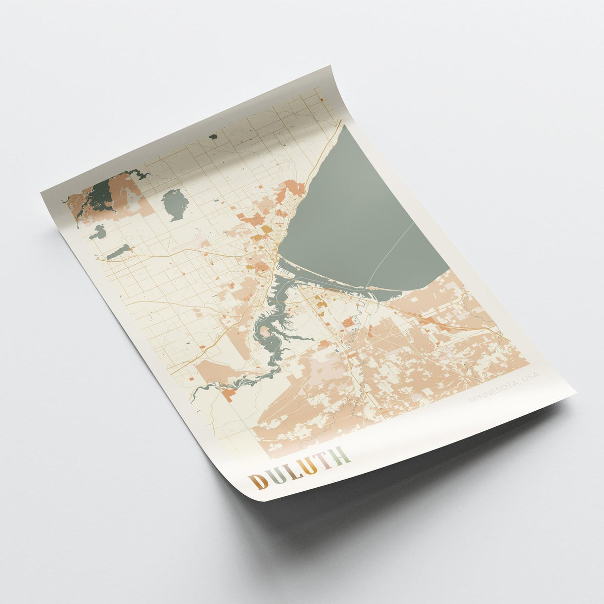 duluth, minnesota map poster - image 4