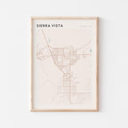 sierra vista, arizona map poster - image 1