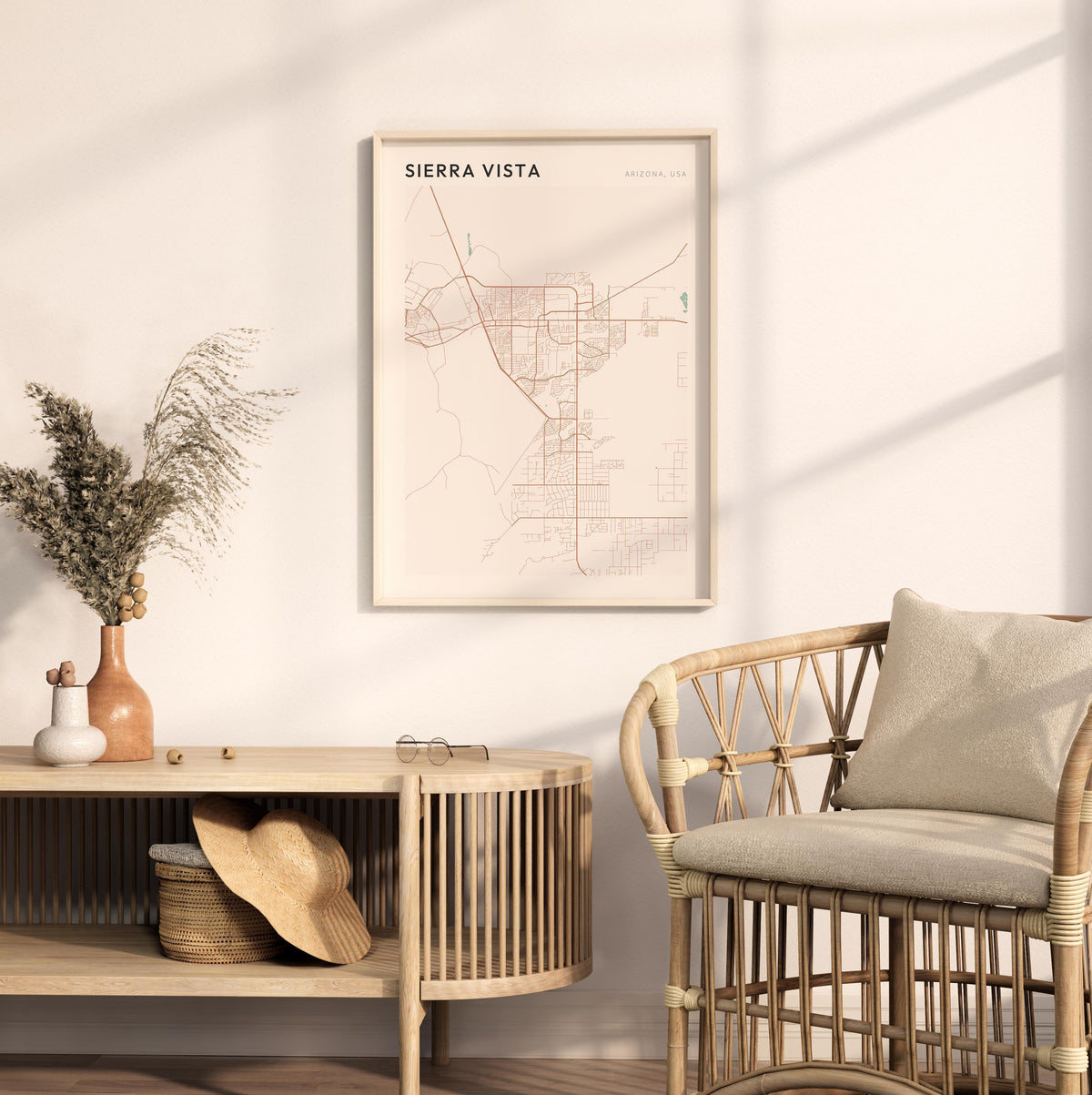 sierra vista, arizona map poster - image 3