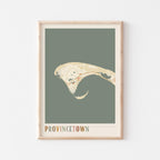 provincetown, massachusetts map poster - image 1