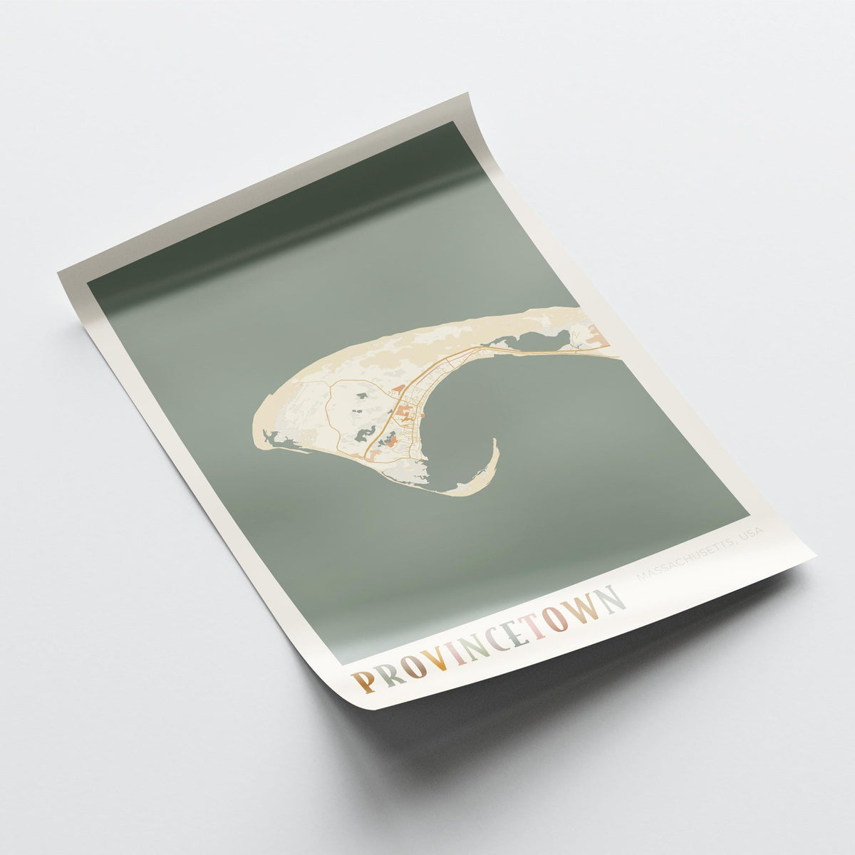 provincetown, massachusetts map poster - image 4