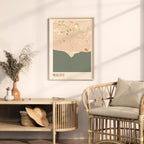 malibu, california map poster - image 3