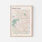 minnetonka, minnesota map poster - image 1