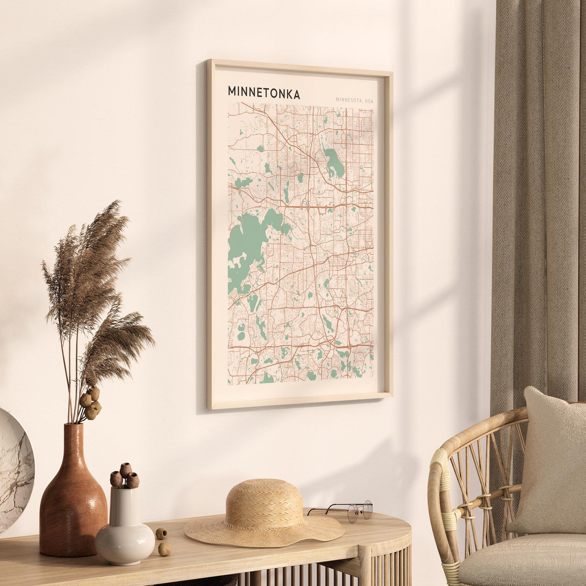 minnetonka, minnesota map poster - image 2