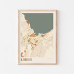 kahului, hawaii map poster - image 1