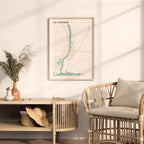 la conner, washington map poster - image 3
