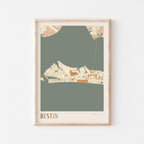 destin, florida map poster - image 1